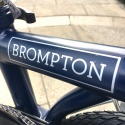 Brompton H6L folding bike - Tempest Blue - 2019 model
