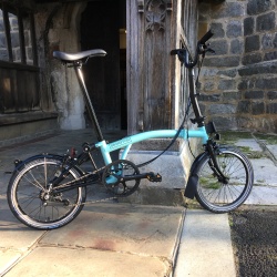 Brompton 2018 BLACK EDITION M6L - Turkish Green / Black