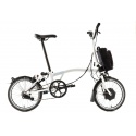 Brompton Electric H6L folding bike - White