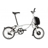 Brompton Electric H6L folding bike - White