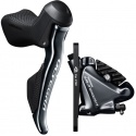 Shimano ST-R8070 Ultegra bled hydraulic disc, Di2 E-tube STI set, flat mount calliper, RH front