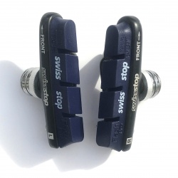 SwissStop Flash Pro BXP road brake pads and holders