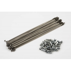 Brompton standard stainless steel front spoke set 148mm