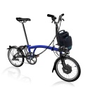 Brompton Electric M6L folding bike - Bolt Blue