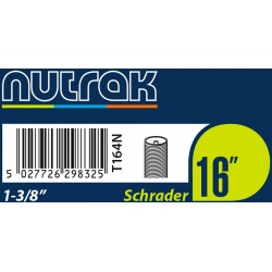 Nutrak 16 x 1 3/8 inch Inner tube for Brompton folding bikes