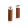 Brooks slender leather grips - Honey (100mm)