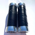 Brooks slender leather grips - Black (100mm)