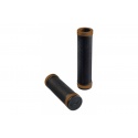 Brooks Cambium rubber grips - Black/Bronze (100mm)