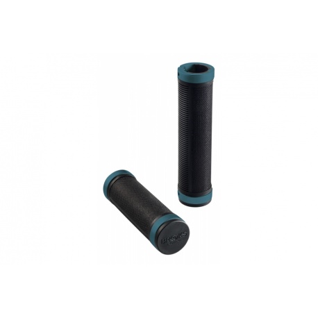 Brooks Cambium rubber grips - Black/Octane (130mm) - stock photo