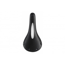 Brooks C15 Carved All-Weather Cambium Saddle - Black - stock photo