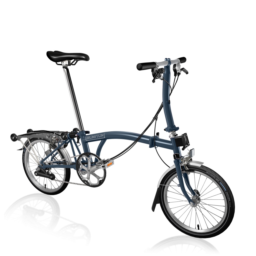 Brompton bike | Tempest Blue S6R folding bike