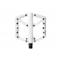 crankbrothers stamp 1 flat MTB pedal - White Edition - Small