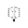 crankbrothers stamp 1 flat MTB pedal - White (and gold) Edition - Small