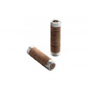 Brooks plump leather grips - Brown (130mm)