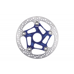 Hope RX centre lock disc - 160mm - blue - stock photo