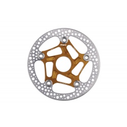 Hope RX centre lock disc - 160mm - orange - stock photo