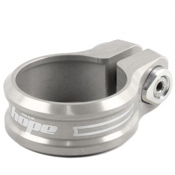 Hope bolted seat clamp - 38.5mm - Silver - stock photo