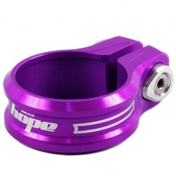Hope bolted seat clamp - 28.6mm - Purple - stock photo