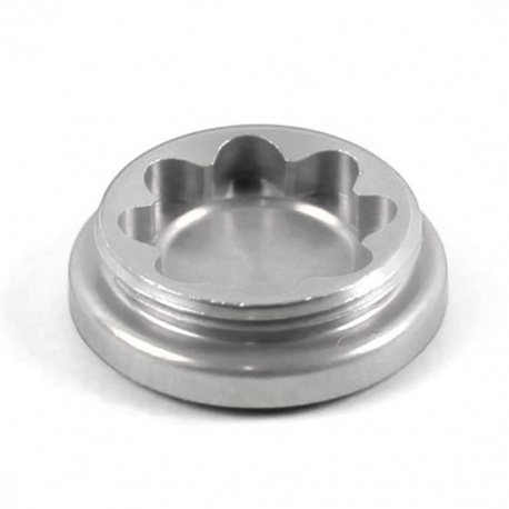 Hope X2 Caliper Bore Cap - Silver - stock photo