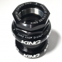 Chris King Brompton compatible headset - black with bold logo