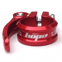 Hope 30mm red quick release seat post clamp - our stock photo