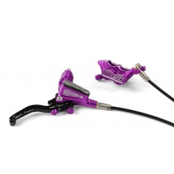 Hope Tech 3 E4 Front - No Rotor - Purple R/H - stock photo