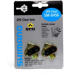 Shimano SH56 MTB SPD cleats multi-release - stock photo