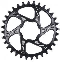 Hope 32T 12 Speed Shimano Spiderless Retainer - Black - stock photo