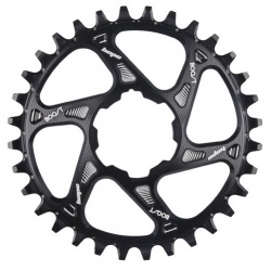 Hope 32T Boost 12 Speed Shimano Spiderless Retainer - Black - stock photo