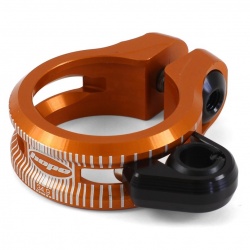 Hope dropper seat post clamp - 36.4mm - Orange - Stock photo