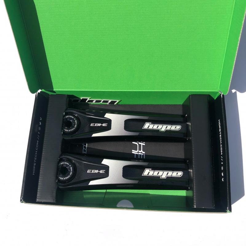 Hope Black 165mm EBike Cranks Specialized Offset
