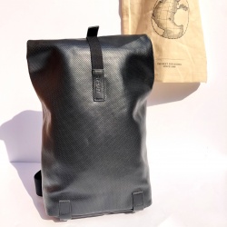 Brooks Pickwick Reflective Leather Backpack - 12L Black - Front view