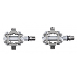 Hope Union Race Pedals - Pair - Silver - stock photo
