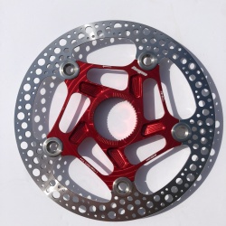 Hope RX centre lock disc - 160mm - red - front