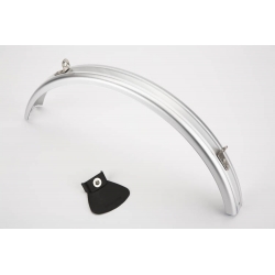 Brompton rear mudguard for bikes with a rack (no dynamo cut-out)