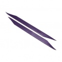 Brooks slender grips - Violet leather and cork replacement tape