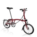 Brompton C Line Low Explore folding bike - House Red